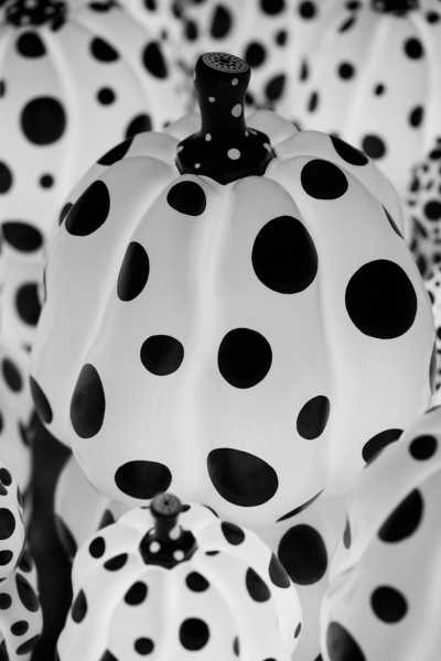 Yayoi Kusama Pumpkin Black White