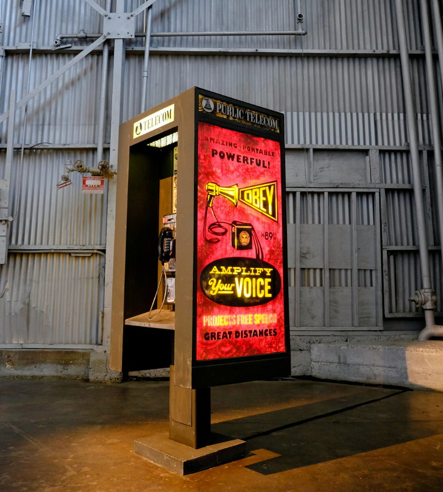 Shepard Fairey Damaged Street Art