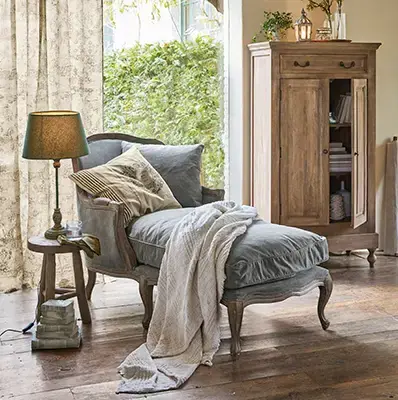 Shabby Chic Chaiselongue