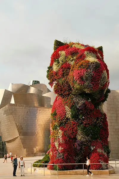 Jeff Koons Puppy in Bilbao
