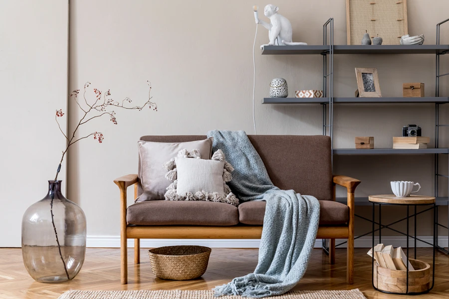 Farbharmonie im Japandi Stil