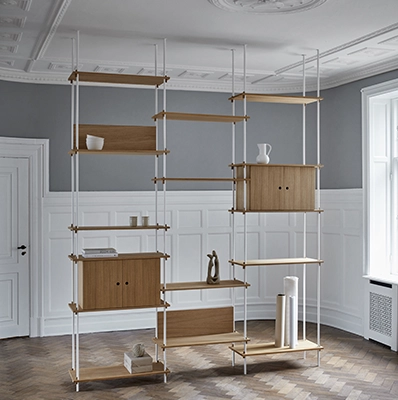 Moebe Shelving System Raumtrenner