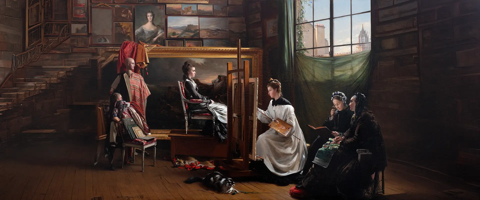 Edme Adolphe Fontaine Studio Interior