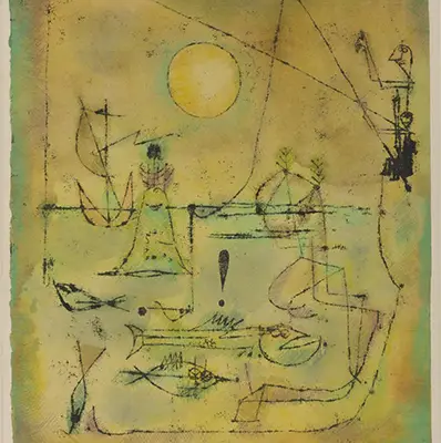 Paul Klee Sie beissen an