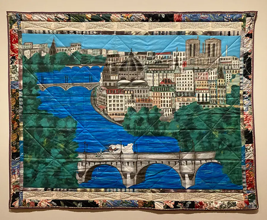 Faith Ringgold Wedding on the Seine