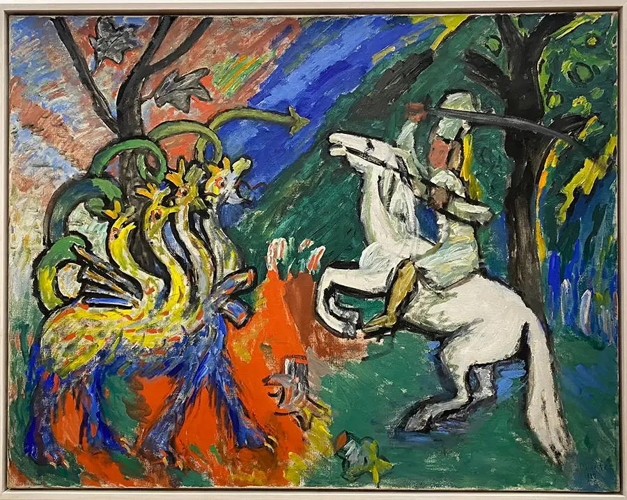 Gabriele Münter Drachenkampf