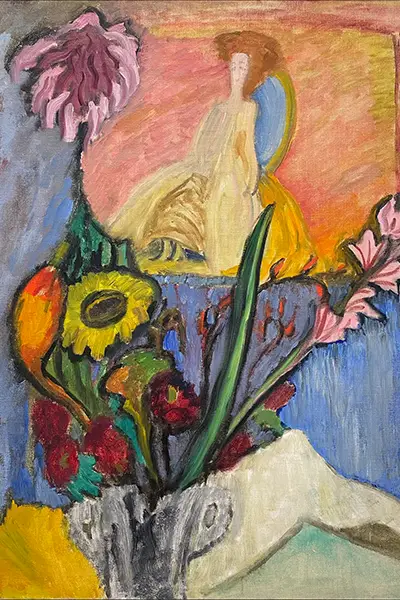 Gabriele Münter Stillleben mit Königin