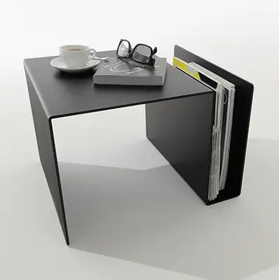 HUK Beistelltisch Schwarz