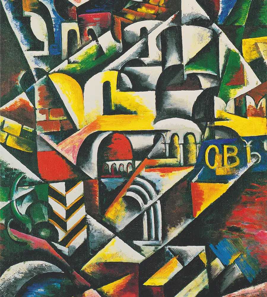 Ljubow Popowa Kubistische Stadtlandschaft