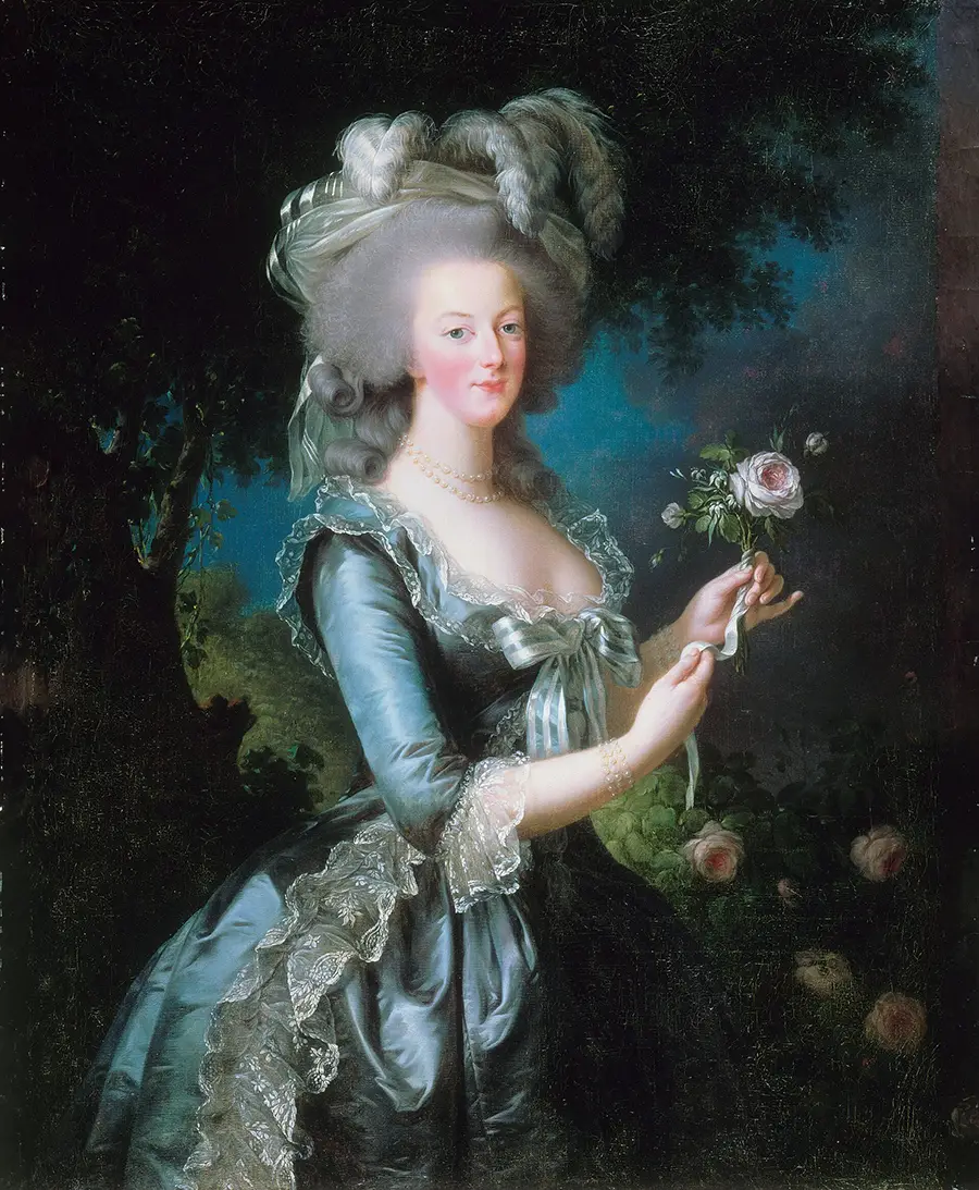 Louise Élisabeth Vigée Le Brun Marie Antoinette dit à la Rose