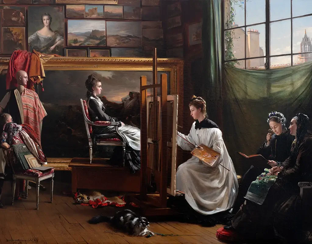 Edme Adolphe Fontaine Studio Interior