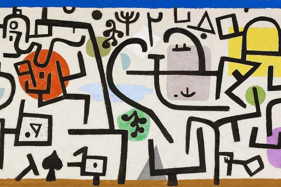 Paul Klee Reicher Hafen Bild