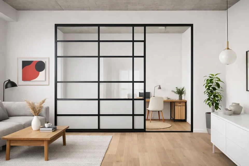 Schiebetür als Raumteiler