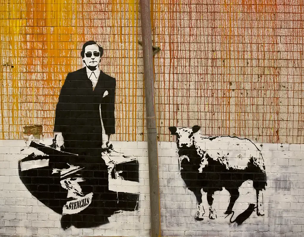 Streetart Künstler Blek le Rat